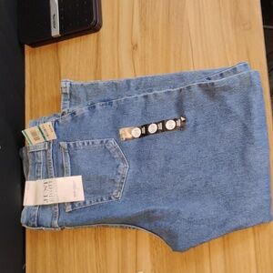 Style & Co. Women's Easy Short Natural Waist Blue Jeans Size 16P